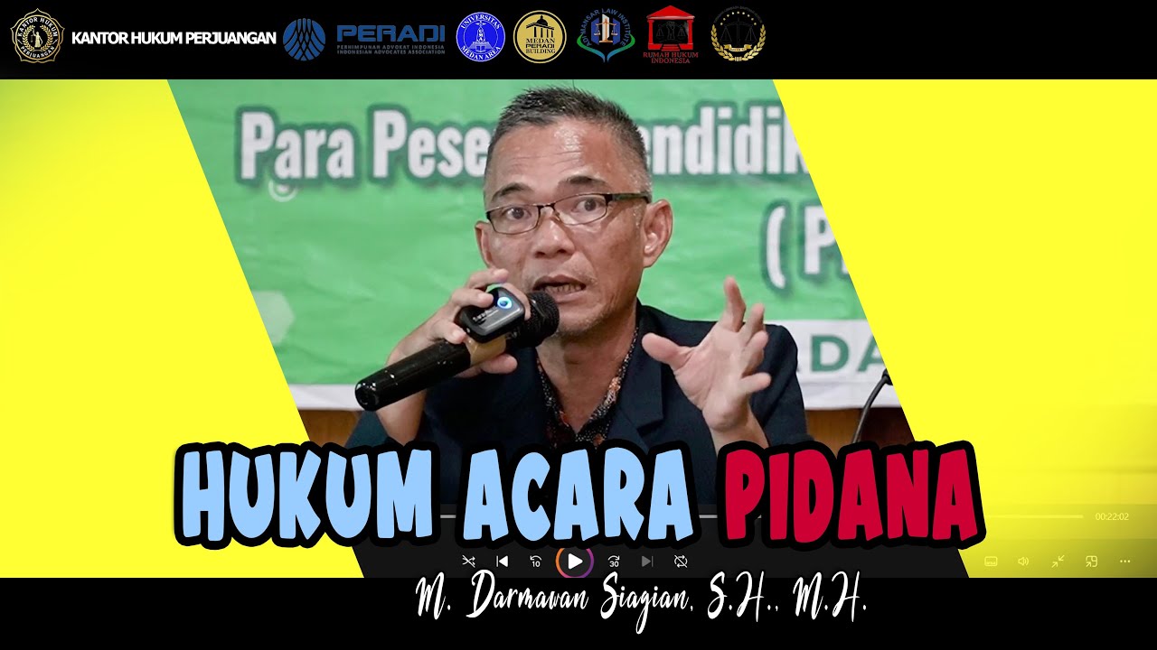 DARMAWAN SIAGIAN HUKUM ACARA PIDANA