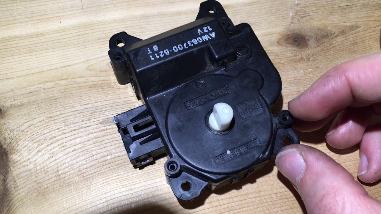 How to replace the A/C Servo Motor in a 97-01 Camry