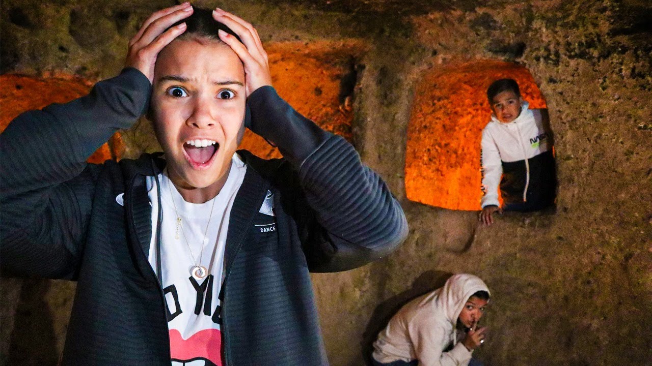 We Lived UNDERGROUND for 24 hours!