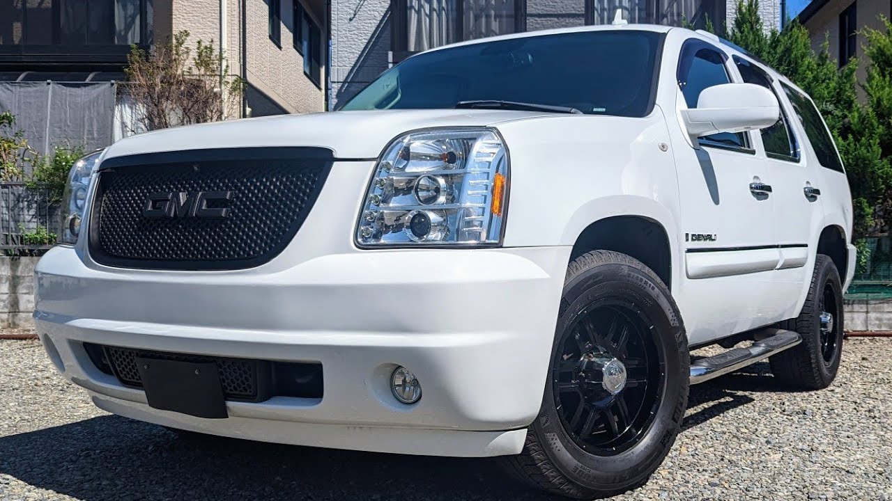GMC ユーコン デナリ 08 V8 6.2 4WD ディスプレイオーディオ搭載 重低音マフラー装備　車両紹介