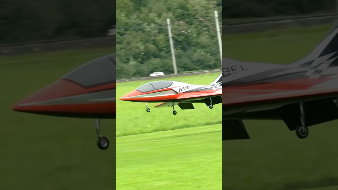 This Giant Rebel Max RC Plane Nails the Landing!