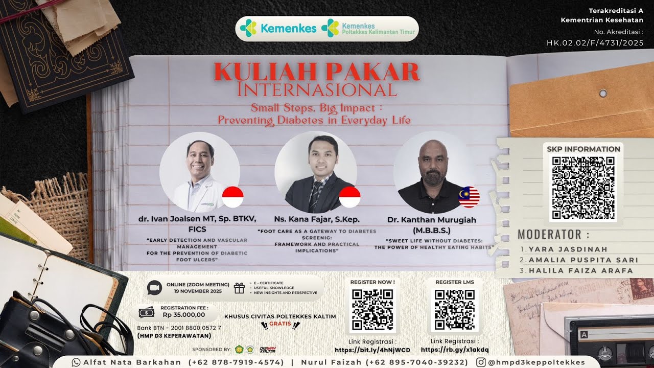 💫 Meet the Experts INTERNASIONAL 2025 💫SMALL STEPS, BIG IMPACT: PREVENTING DIABETES IN EVERYDAY LIFE