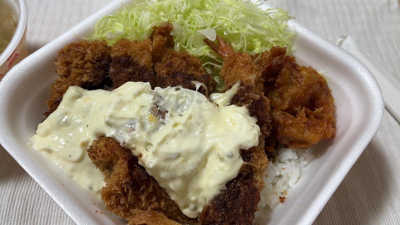 かつや　タルタル盛り揚げ丼弁当（大盛り）