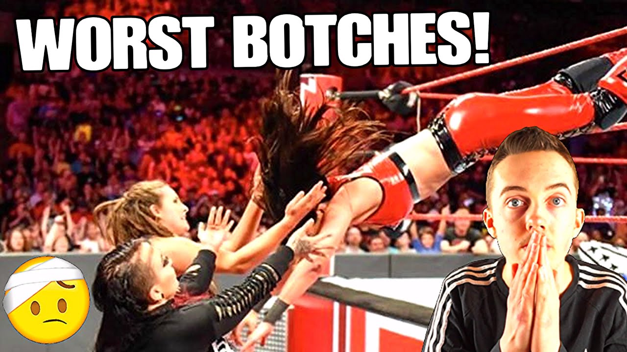 REACTING TO THE MOST PAINFUL/EMBARRASSING WWE BOTCHES OF ALL TIME!