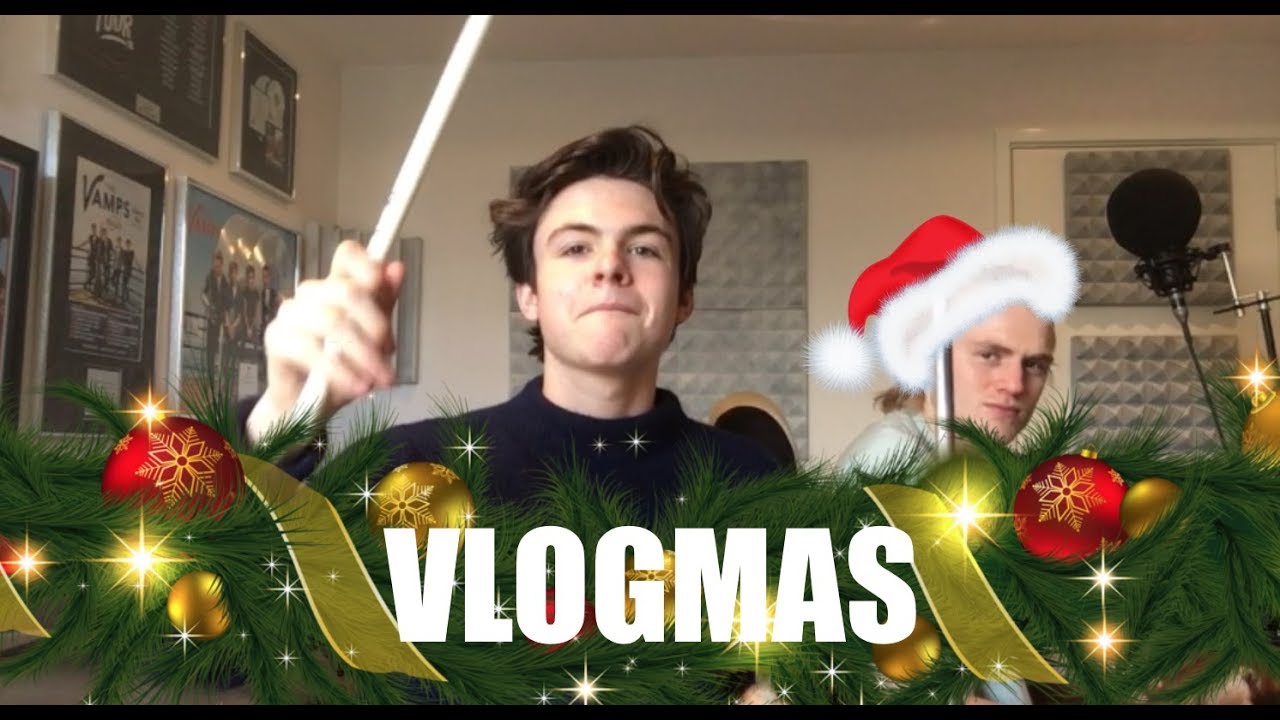 DRUM OFF WITH TRISTAN FROM THE VAMPS | VLOGMAS #7