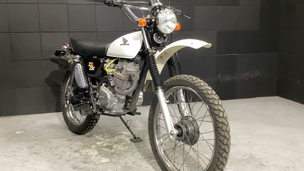 XL230　エルシノアを彷彿とさせるビンテージスタイルのバイクです！軽快で扱いやすい万人受けする車両です！【エンジン始動動画】
