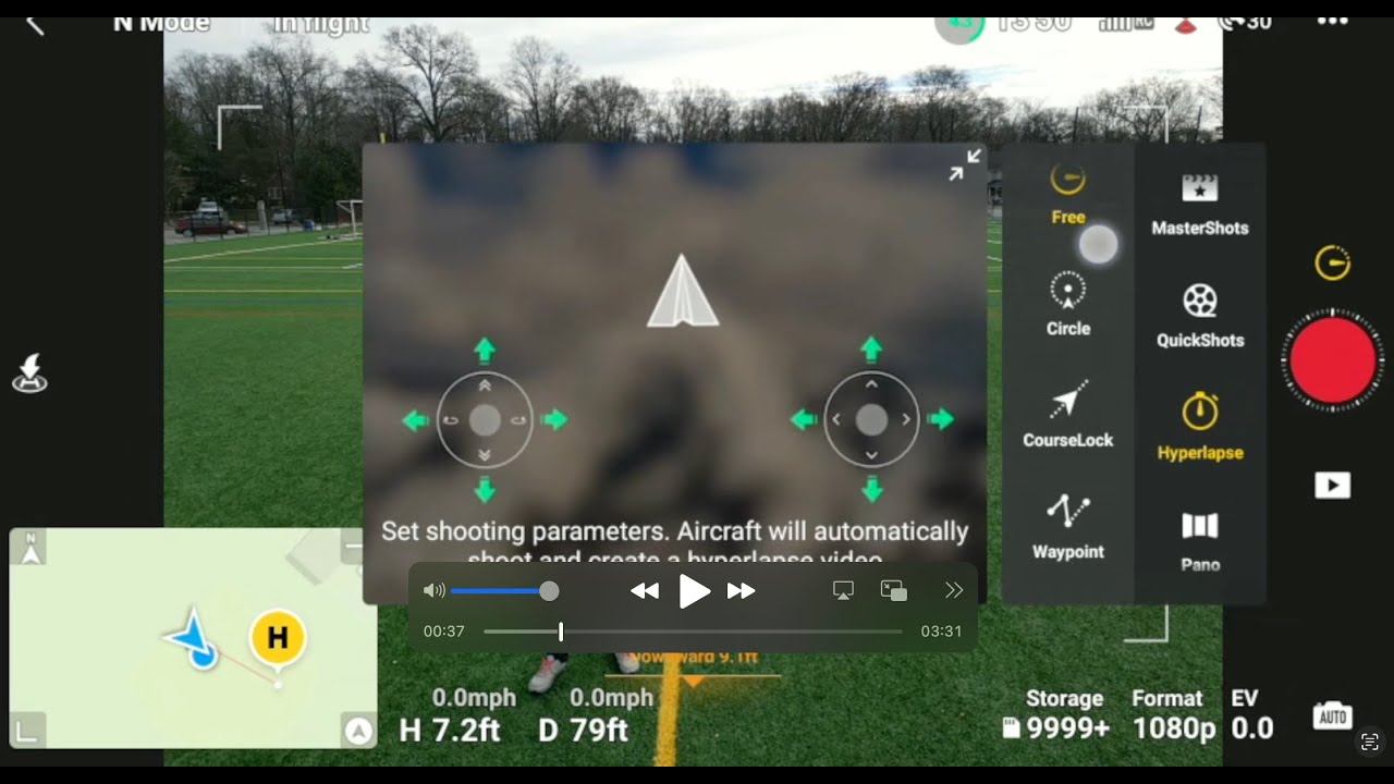 DJI Mini 3 Pro Waypoints - Waypoints with drone