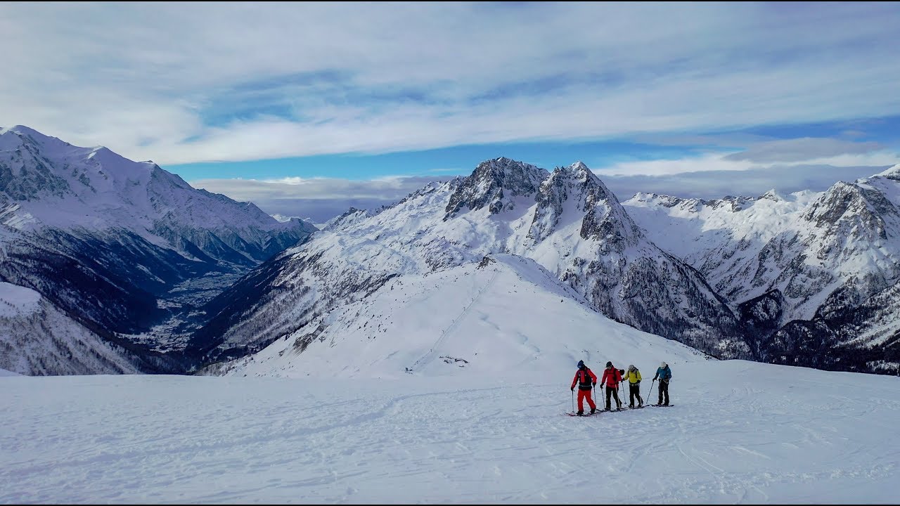 Splitboarding in the Chamonix Valley with Jamie Barrow