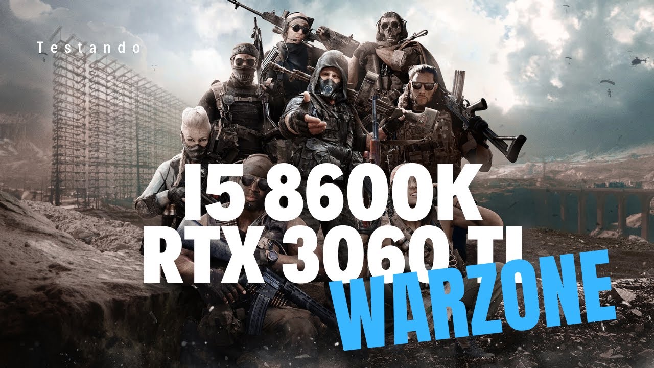 WARZONE no PC 1151 com I5 8600K e 3060 TI