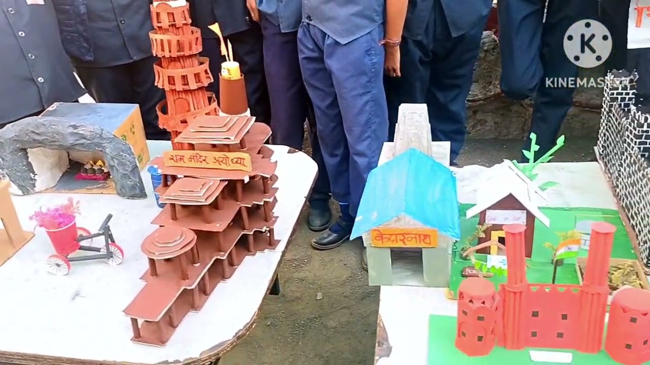 Students Art Exhibition 2025-26 Arvind Vidya Niketan Warora 