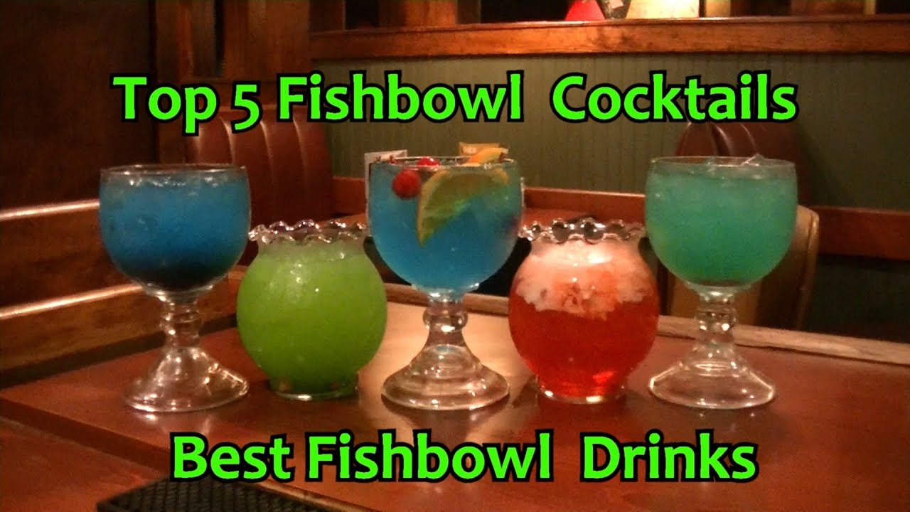 Top 5 Fishbowl Cocktails Best Tropical Fishbowl Drinks