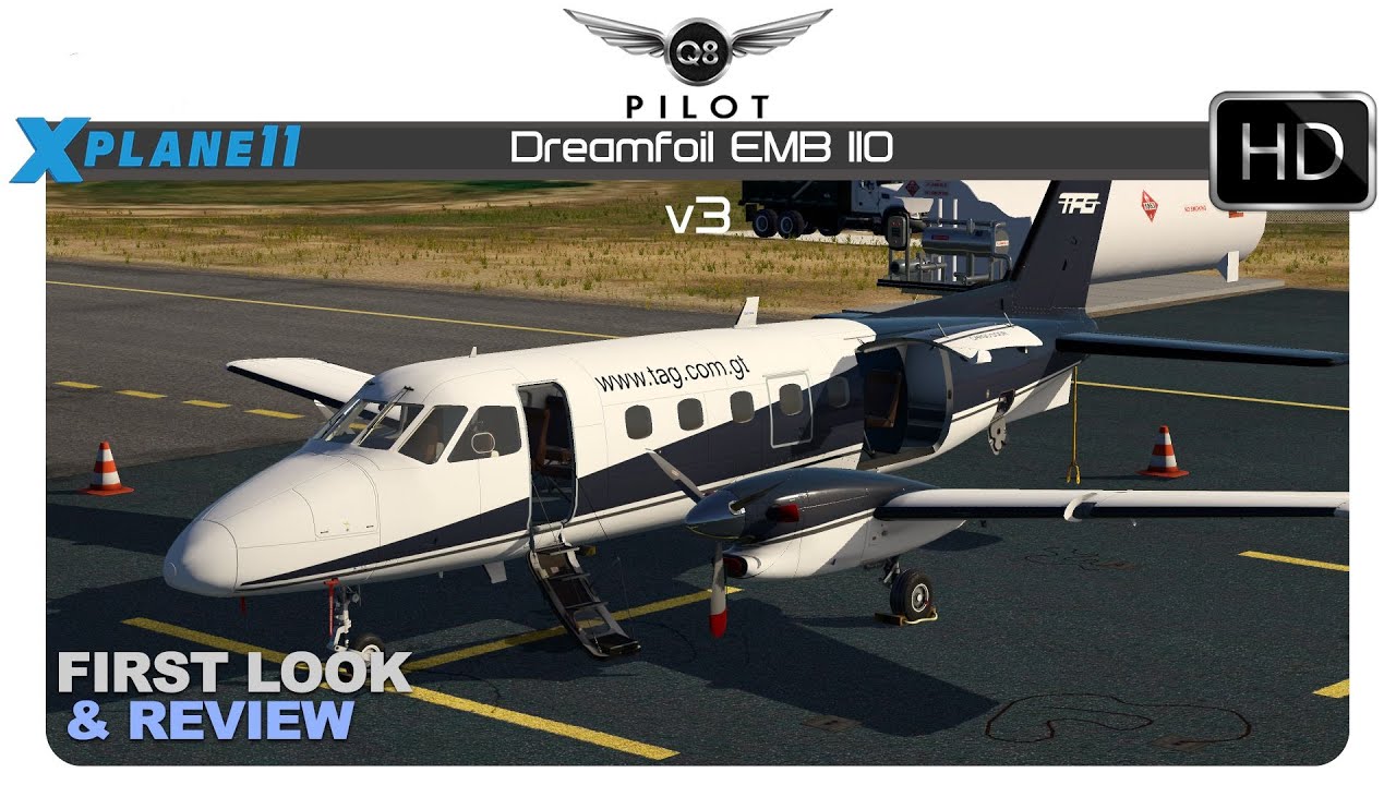 [X-Plane] Dreamfoil Embraer EMB-110 v3 for X-Plane 11 |  First Look and Review