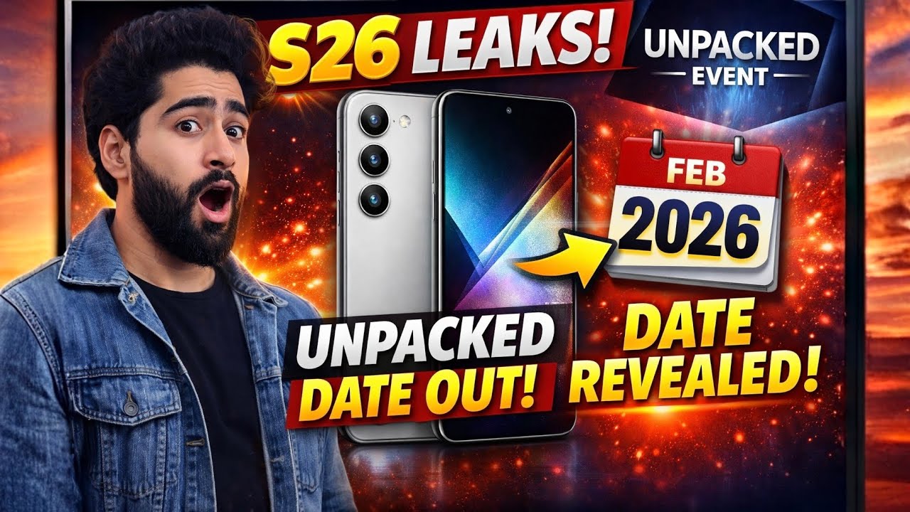 Samsung S26 LEAKS! Unpacked Event Date REVEALED 🔥