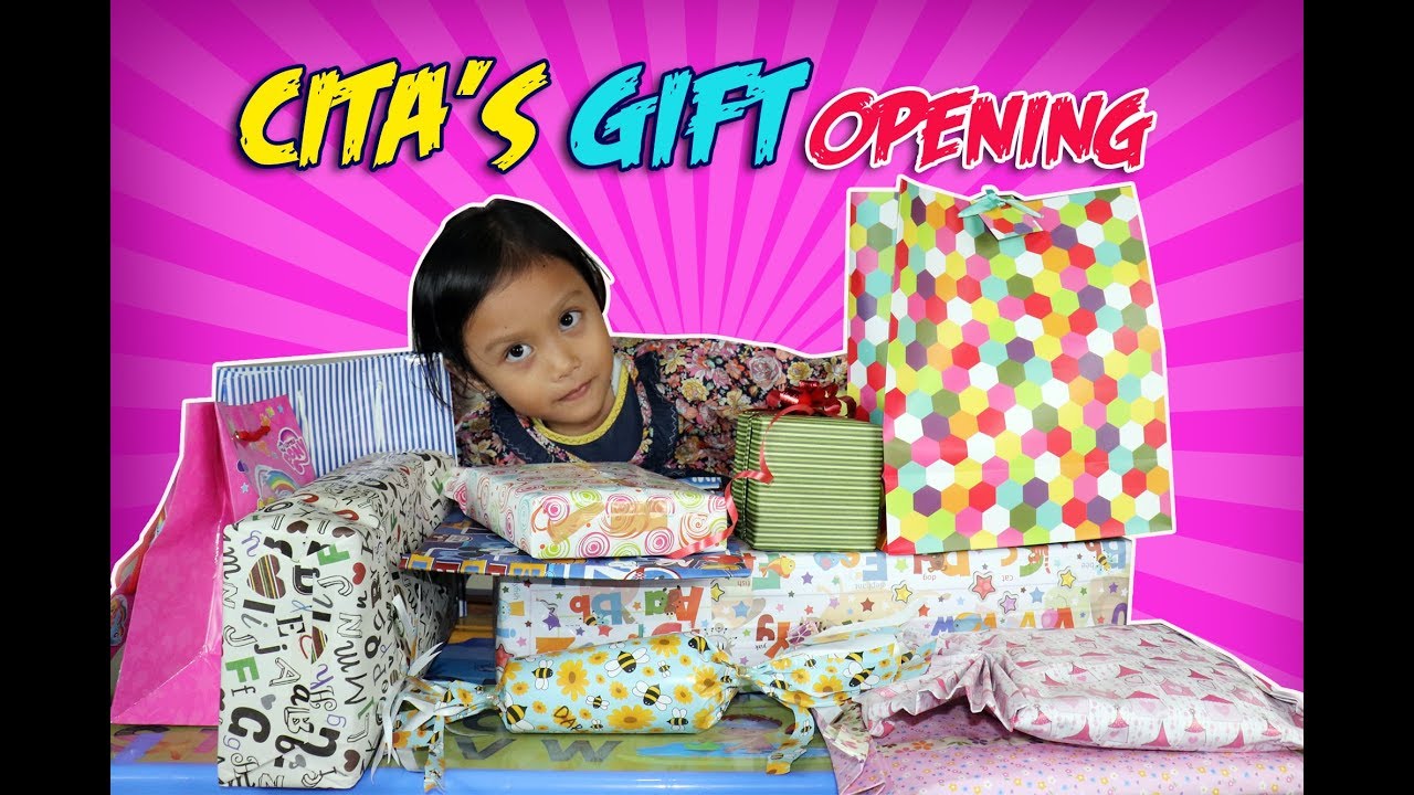 Cita's Gift Opening 5th Birthday 💙 Buka Kado Ulang Tahun Cita