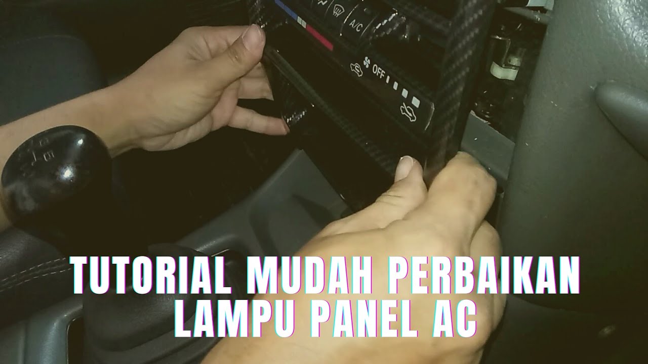 PERBAIKAN LAMPU PANEL AC BALENO OLD