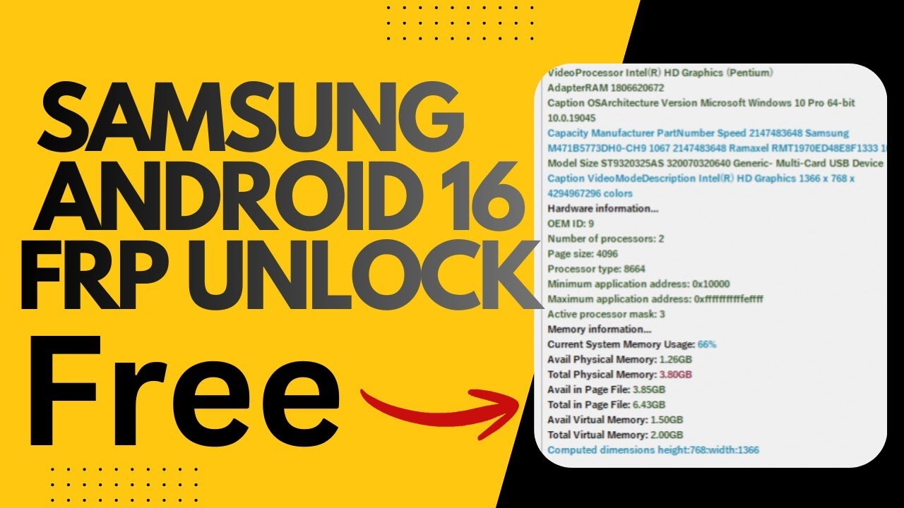 ALL Samsung Devices running Android 16 Frp Unlock (One UI 8/8.5) using a 100% Free Tool! 🔓✨