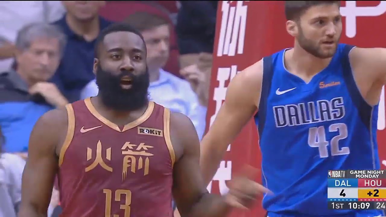 Luka Doncic Schools James Harden Using His Own Move Then Smiles At Chris Paul While Guarding Him!