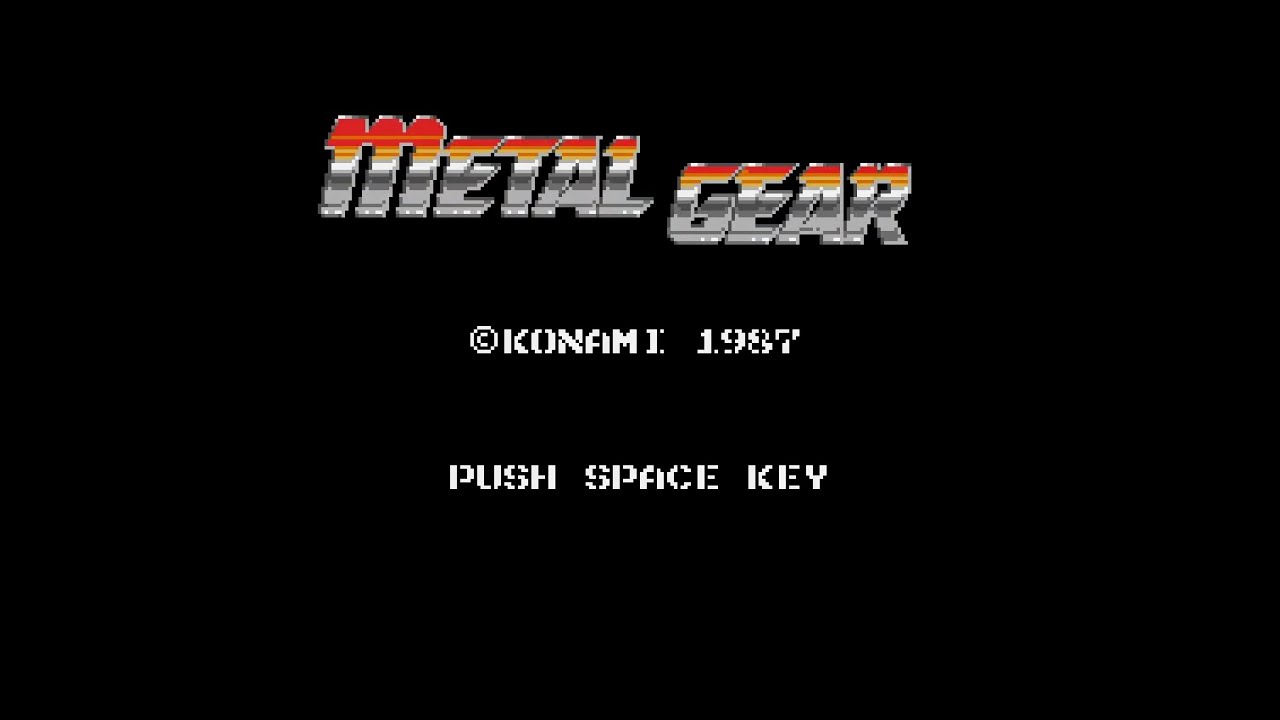 MSX Longplay [001] Metal Gear (EU)