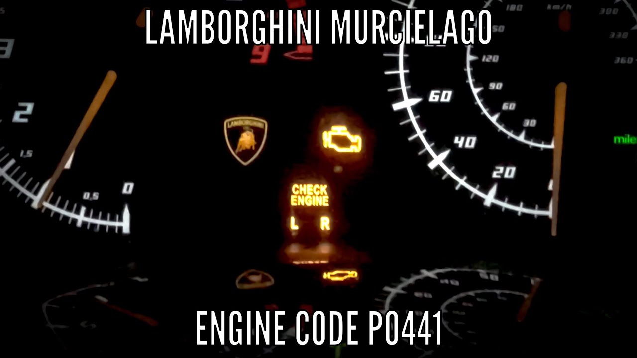 Lamborghini Murcielago Engine Code P0441