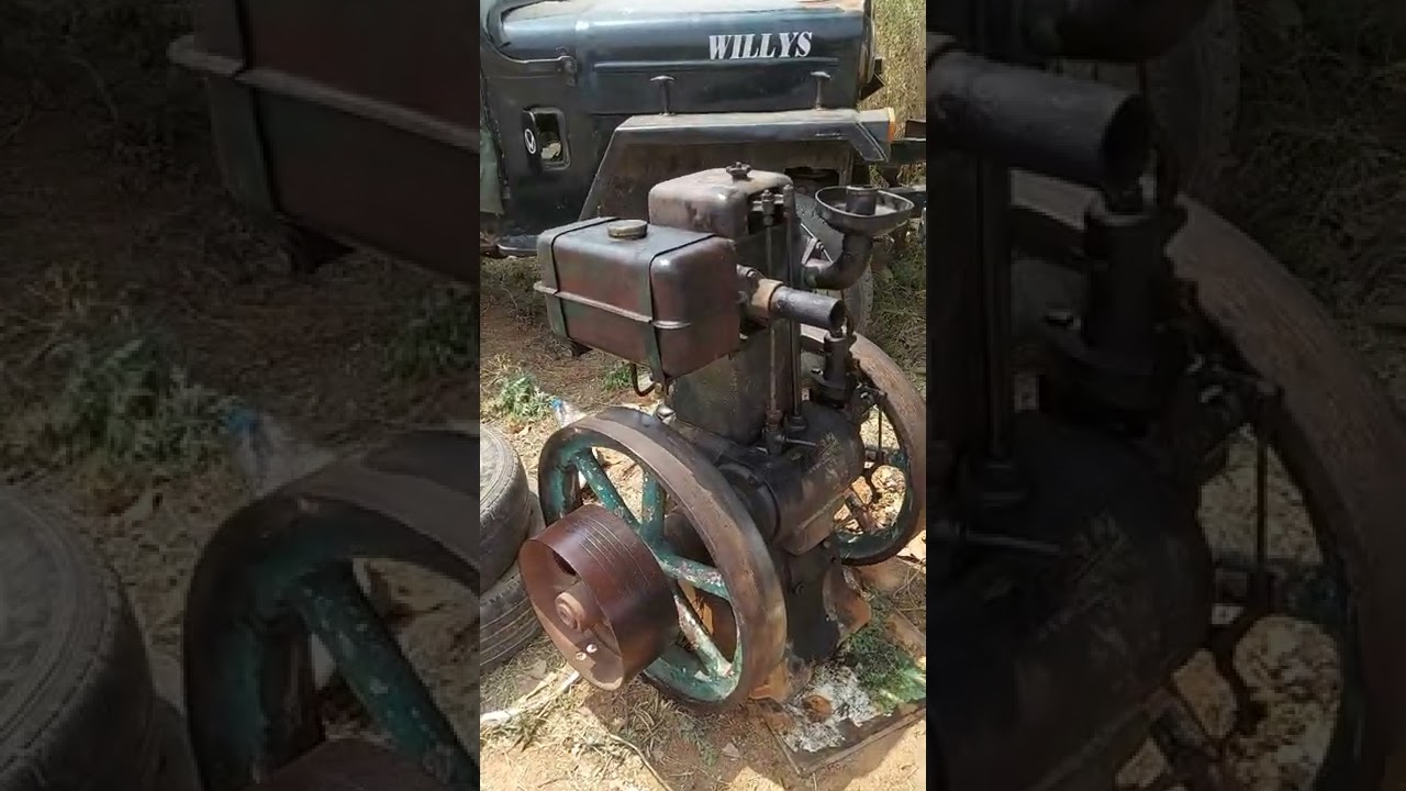 old slow speed engine