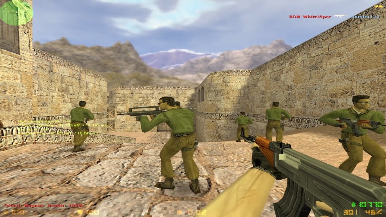 Counter-Strike 1.6 in 2025 — Classic de_dust2 Gameplay (No Commentary)