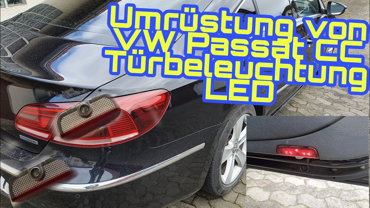 Türprojektor VW Logo Passat CC nachrüsten Tür Einstiegsbeleuchtung nachrüsten