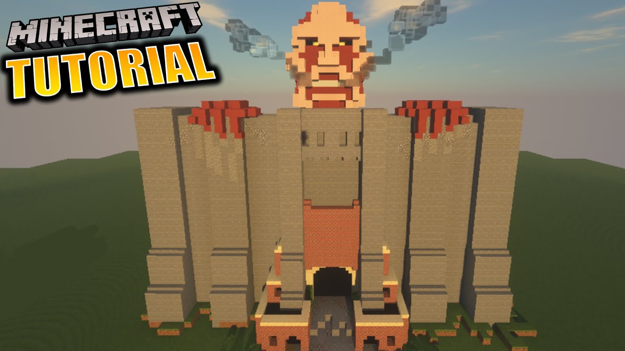 Minecraft - How To Build the Colossal Titan Tutorial (Attack on Titan)