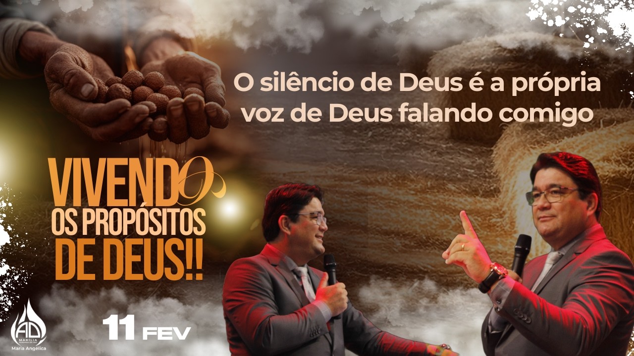 Culto Vivendo os Propòsitos de Deus  11/02/2026 - AD Maria Angelica | Marilia - SP
