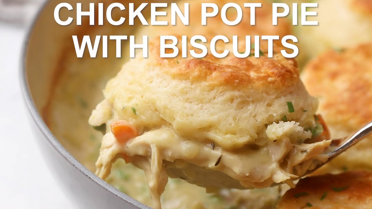 Chicken Pot Pie With Biscuits