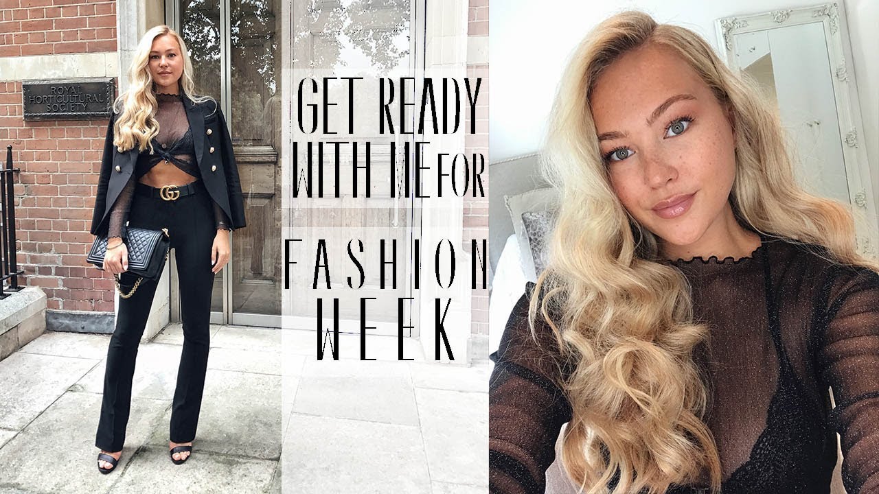 GET READY WITH ME FOR FASHION WEEK! | Hollie Hobin
