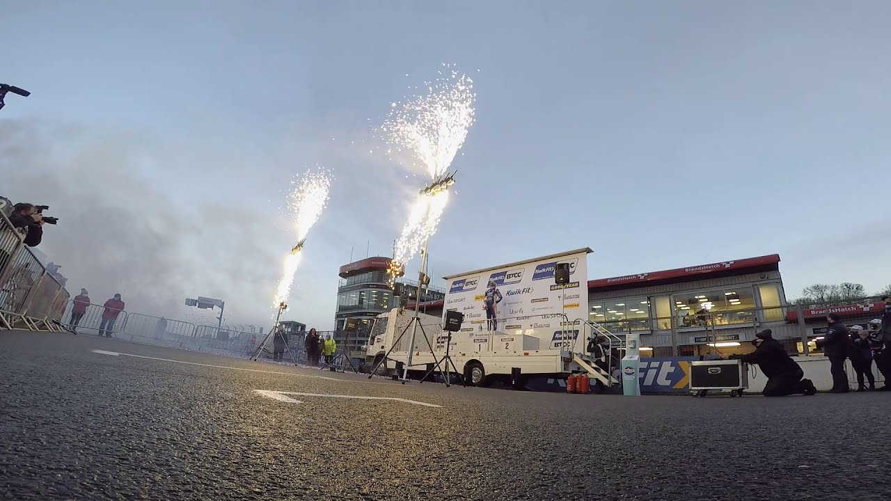 BTCC 2020 Trophy Presentation With Special Effects By Confetti Magic