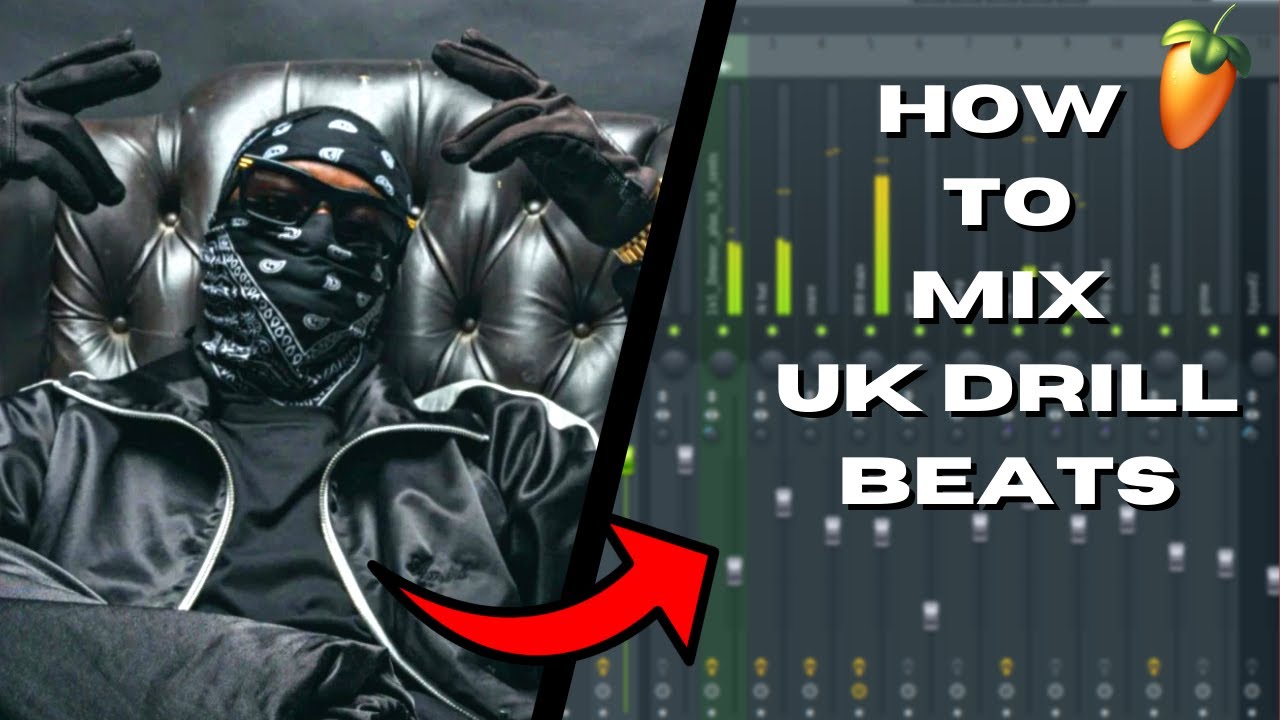 The EASIEST Way To Mix DRILL Beats (FL Studio Tutorial)