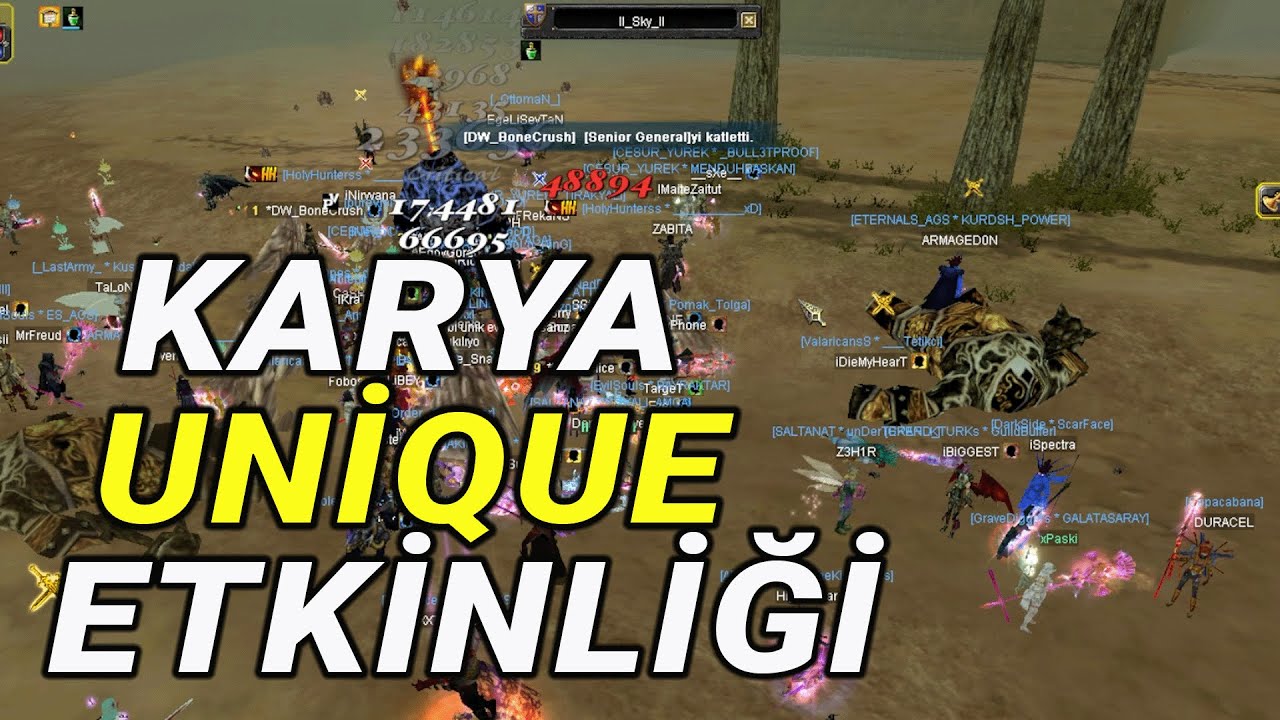 Karya Sunucusunda İlk [GM] Unique Event 🎯 (Troya + Milet + Harput Birleşmesi Sonrası)