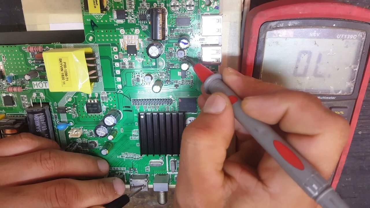 RCA RTV32Z2SM no enciende, placa  P75-2831V6.0