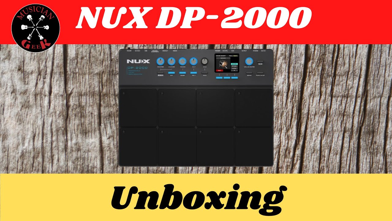 Распаковка NUX DP 2000 #барабаны