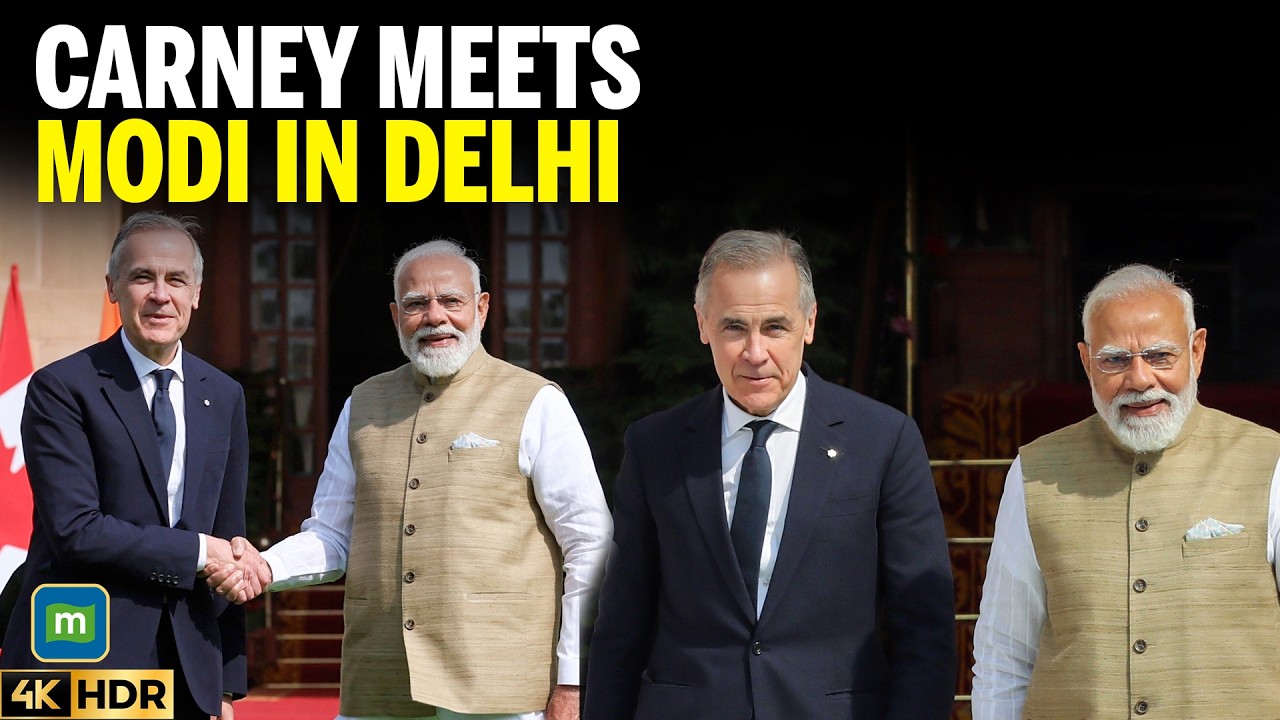 Canada PM Mark Carney Meets PM Modi in Delhi, Focus on Trade Ties
