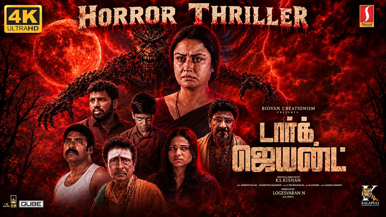 Tamil Vampire Horror Thriller Movie 4K Dark Giant | Sonia Agarwal | Bhagyaraj | Jovita Livingston