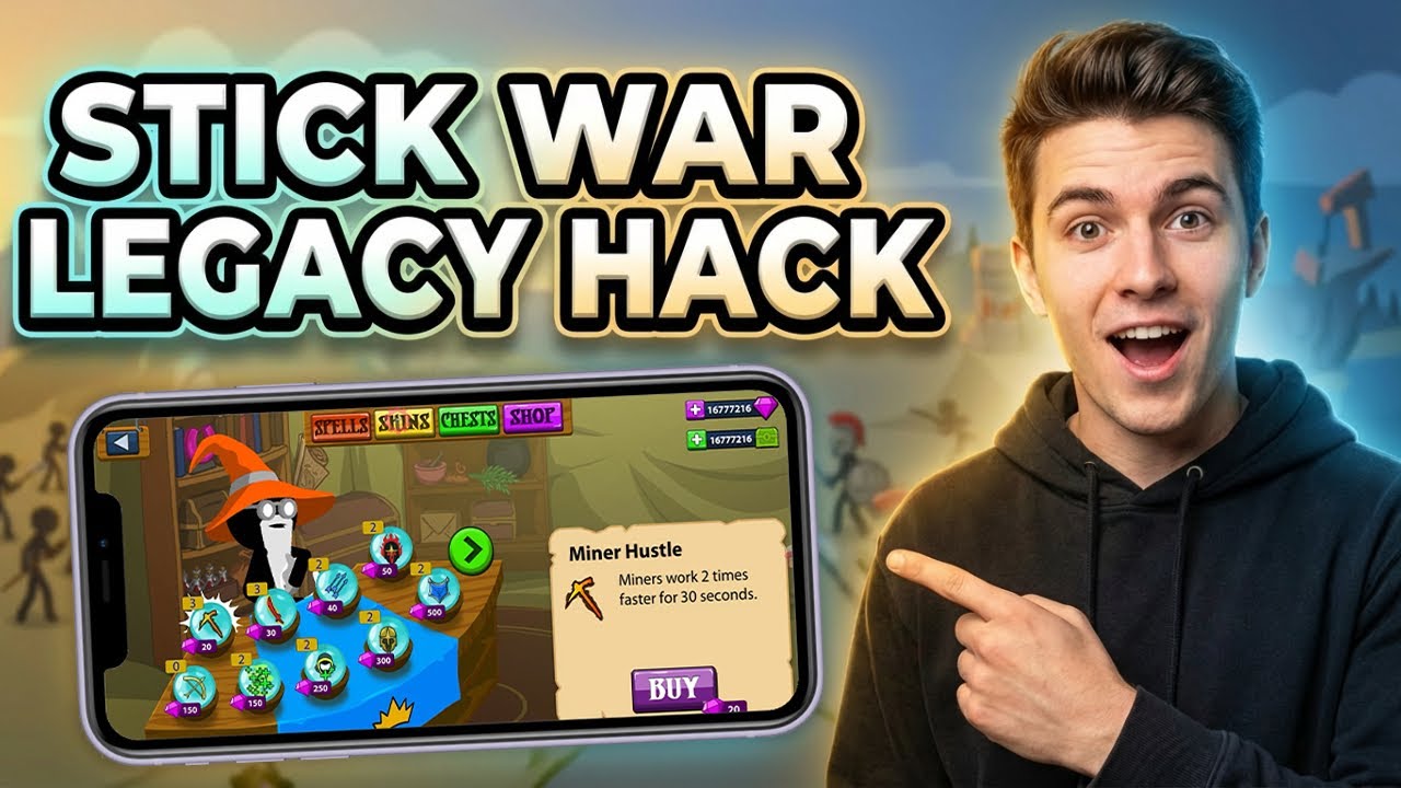 Stick War Legacy HACK MOD APK - How to Get Unlimited Gems & MORE