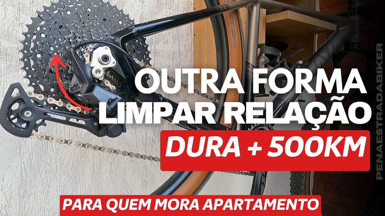 LIMPANDO SÓ A RELAÇÃO DA BIKE - QUEM MORA APARTAMENTO - CERA SOFT 2WHEELS
