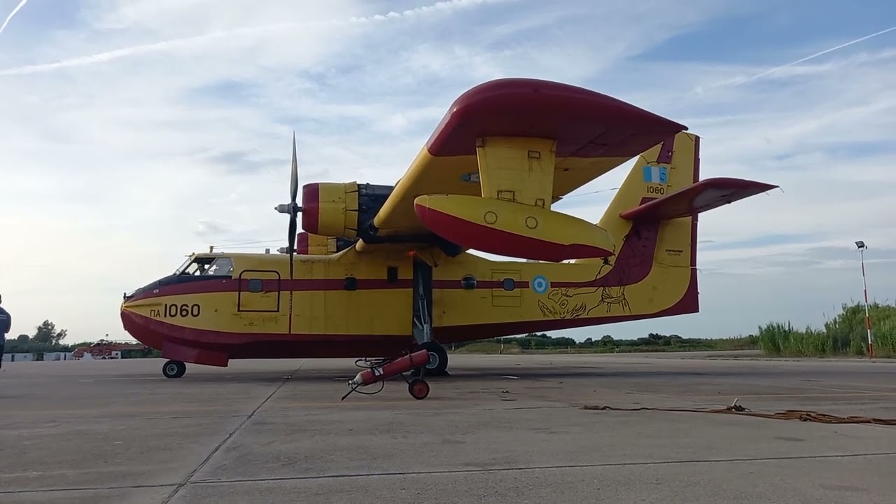 Startup and Launch CL-215 HAF