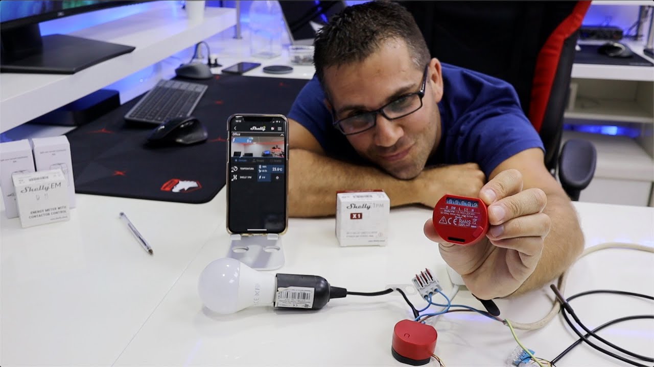 Shelly 1PM Medidor & Sensor de Temperatura Inteligente   Funcionamento Básico
