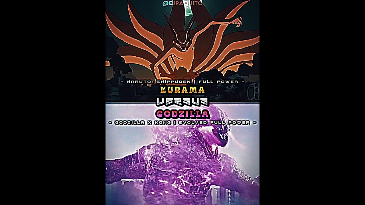 Evolved godzilla vs kurama 