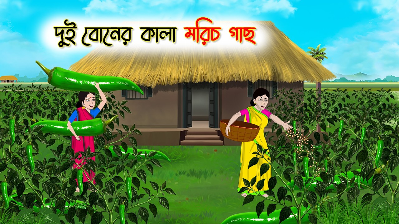 দুই বোনের কালো মরিচ গাছ | Bangla Moral Story | Bangla Cartoon | Rupkothar Golpo