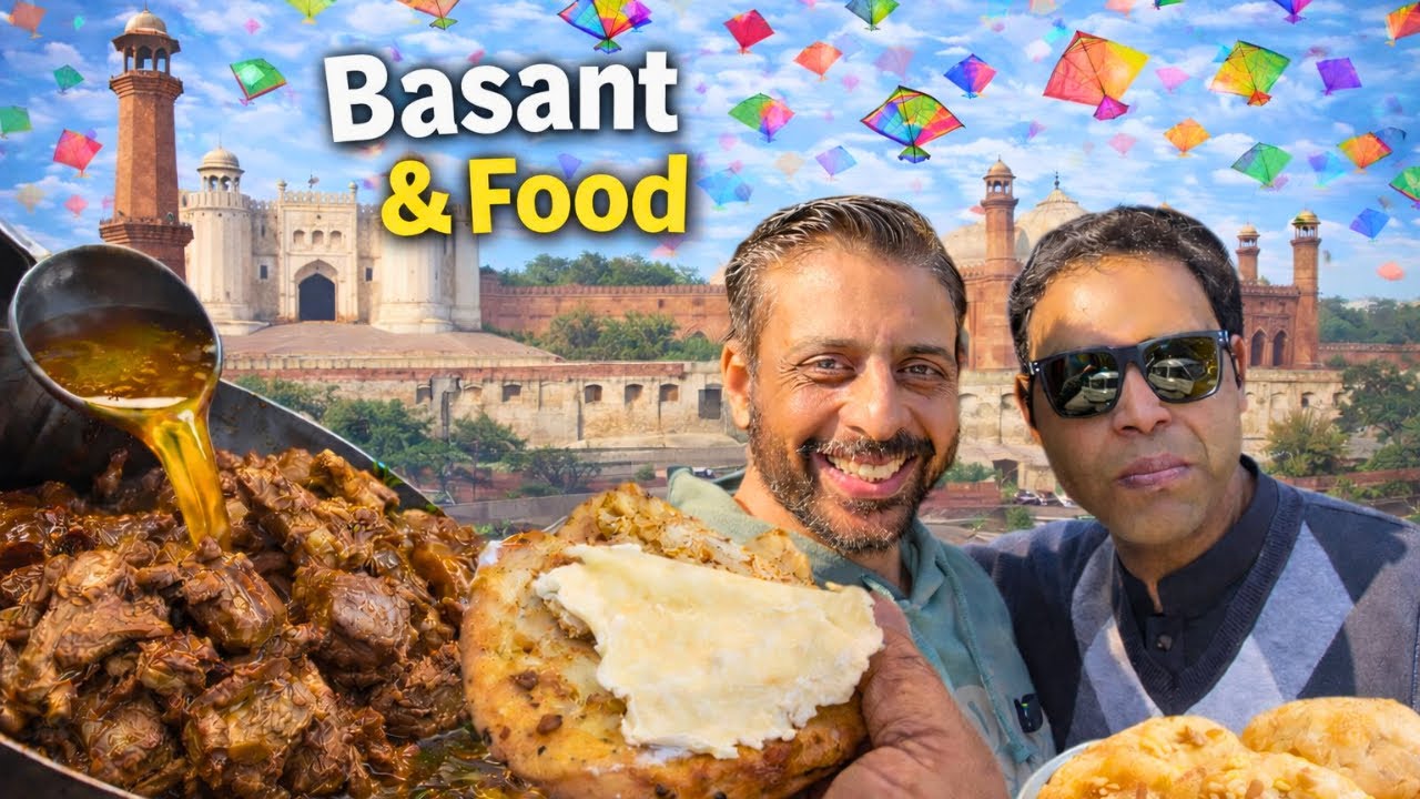 Lahore Basant 2026 Preparations with Old Lahore Breakfast | Halwa Puri Desi Murgi |Taj Mahal Sweets
