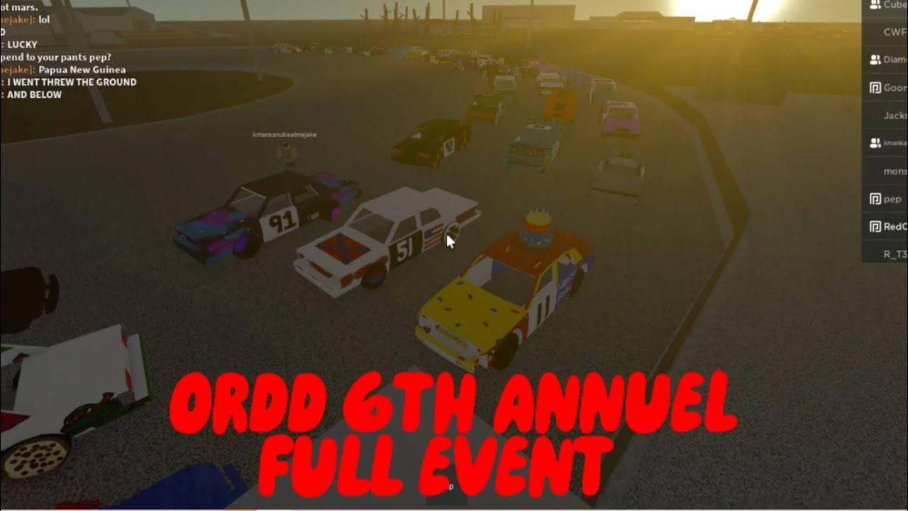 FULL EVENT - Official Roblox Demolition Derby 6TH ANNUEL