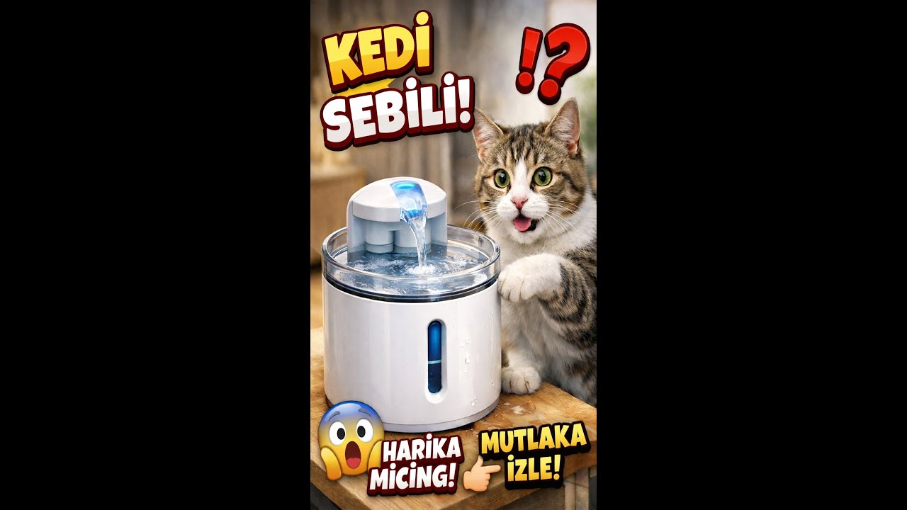 Kedi Su Sebili Gerçekten Gerekli mi? Deneyim ve İnceleme #sebil #kedi #temu