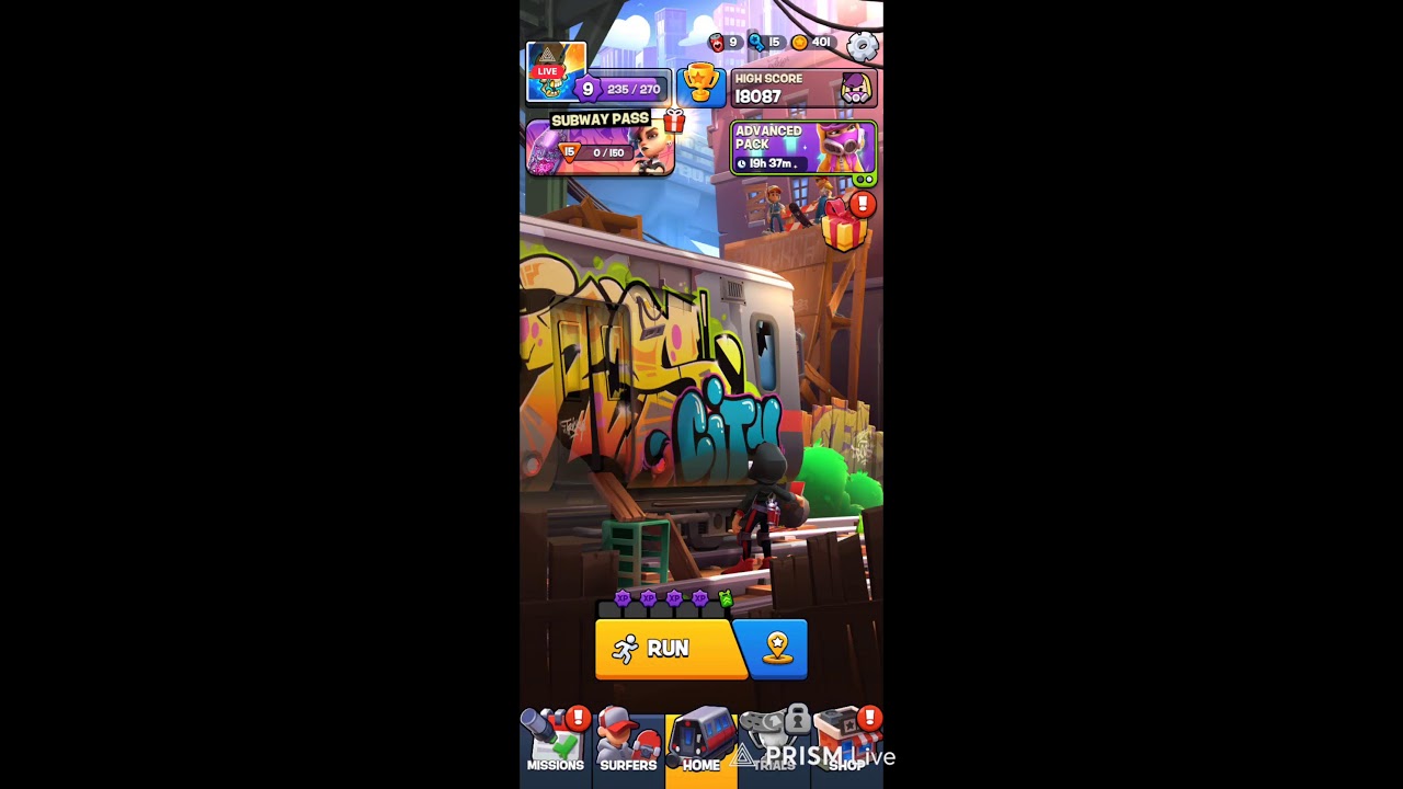 Subway Surfers Live 🔴 | Full Masti Gameplay | High Score Todan Di Koshish