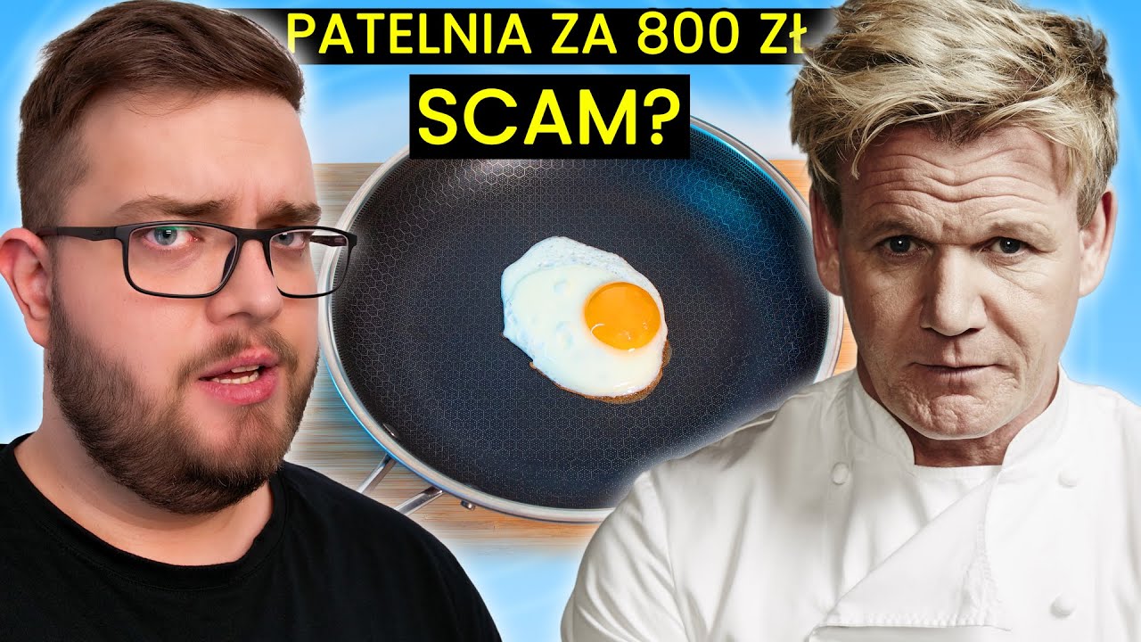 Kupiłem PATELNIĘ, którą poleca GORDON RAMSAY - HEXCLAD - WIELKI HIT!