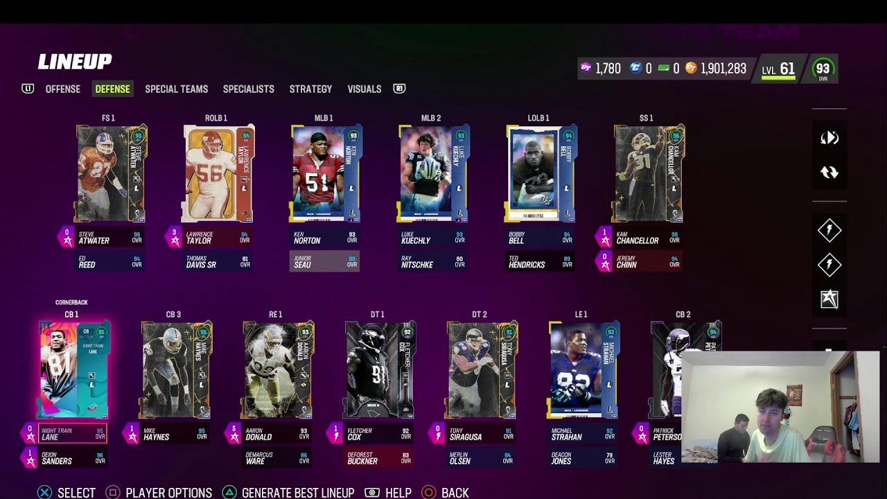 MUT 23 Weekend League with 96 Atwater, Kam, Calvin gameplay (8-4)