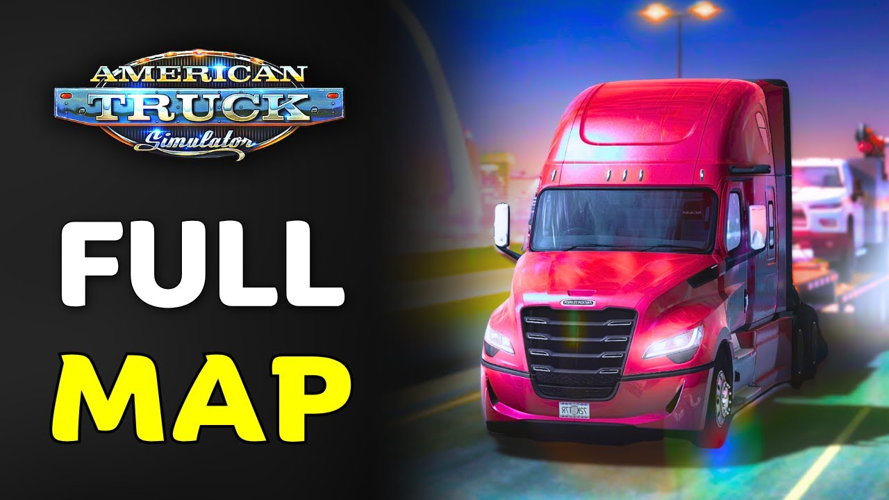 ATS Missouri DLC &ndash; Full Zoomed-In Map ● All Cities & Underground Warehouses